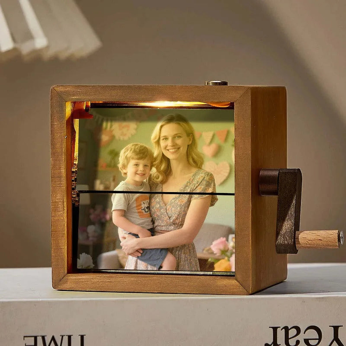 Lighted Flipbook Photo Box — Personalized 16-Photo Keepsake