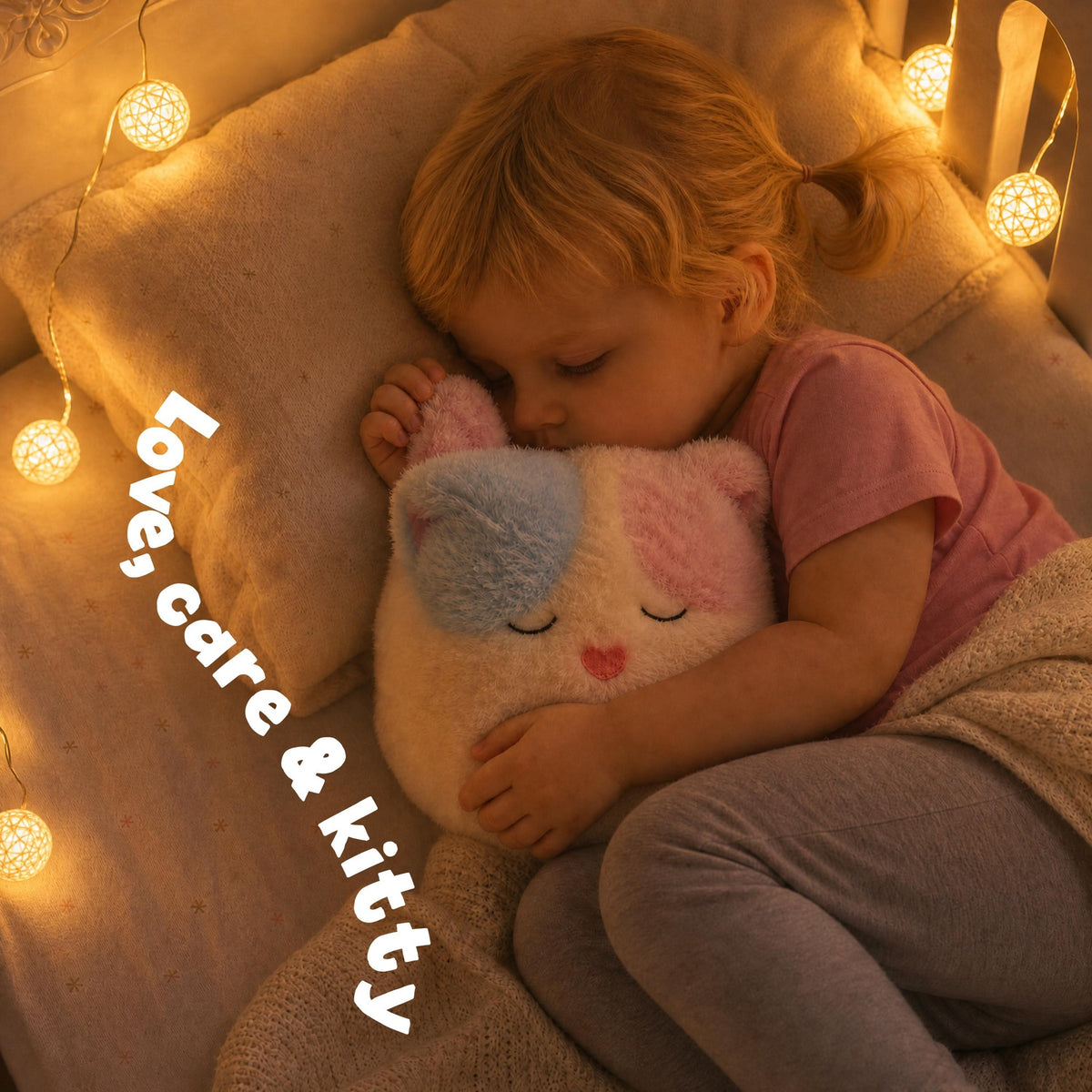 Interactive Fluffy Cat Plush Toy — for Kids Who Love Cuddles
