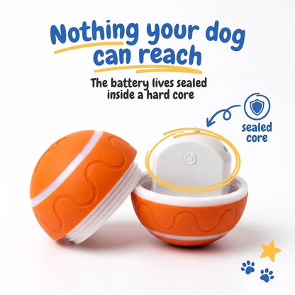Interactive Moving Dog Ball — Self-Rolling Toy for Dogs