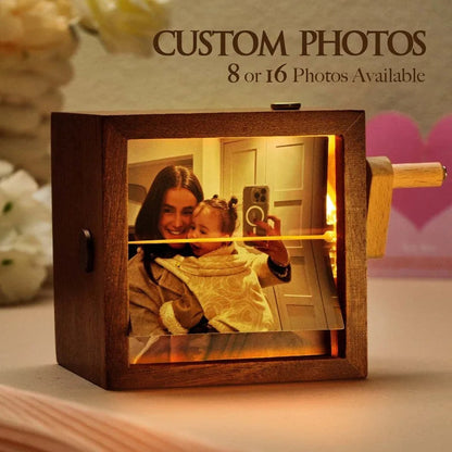 Lighted Flipbook Photo Box — Personalized 16-Photo Keepsake