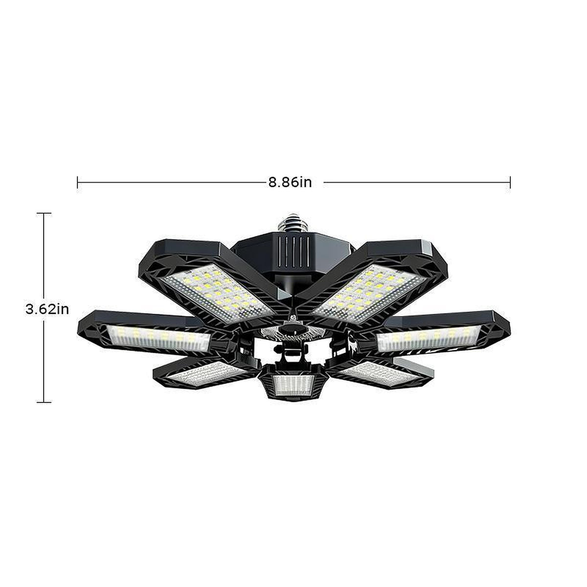 Foldable Garage Light — Bright Ceiling Light for Garages - Medium