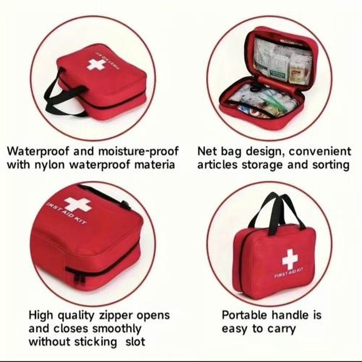 330-Piece First Aid Kit — for Home and Outdoors