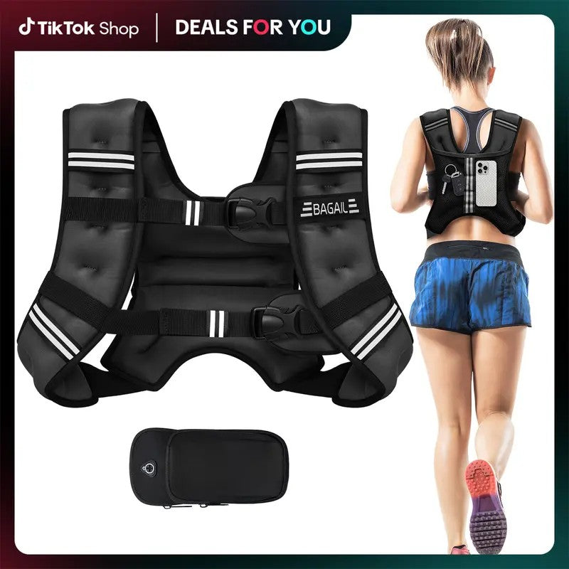 Weighted Workout Vest — for Walking, Running and Training