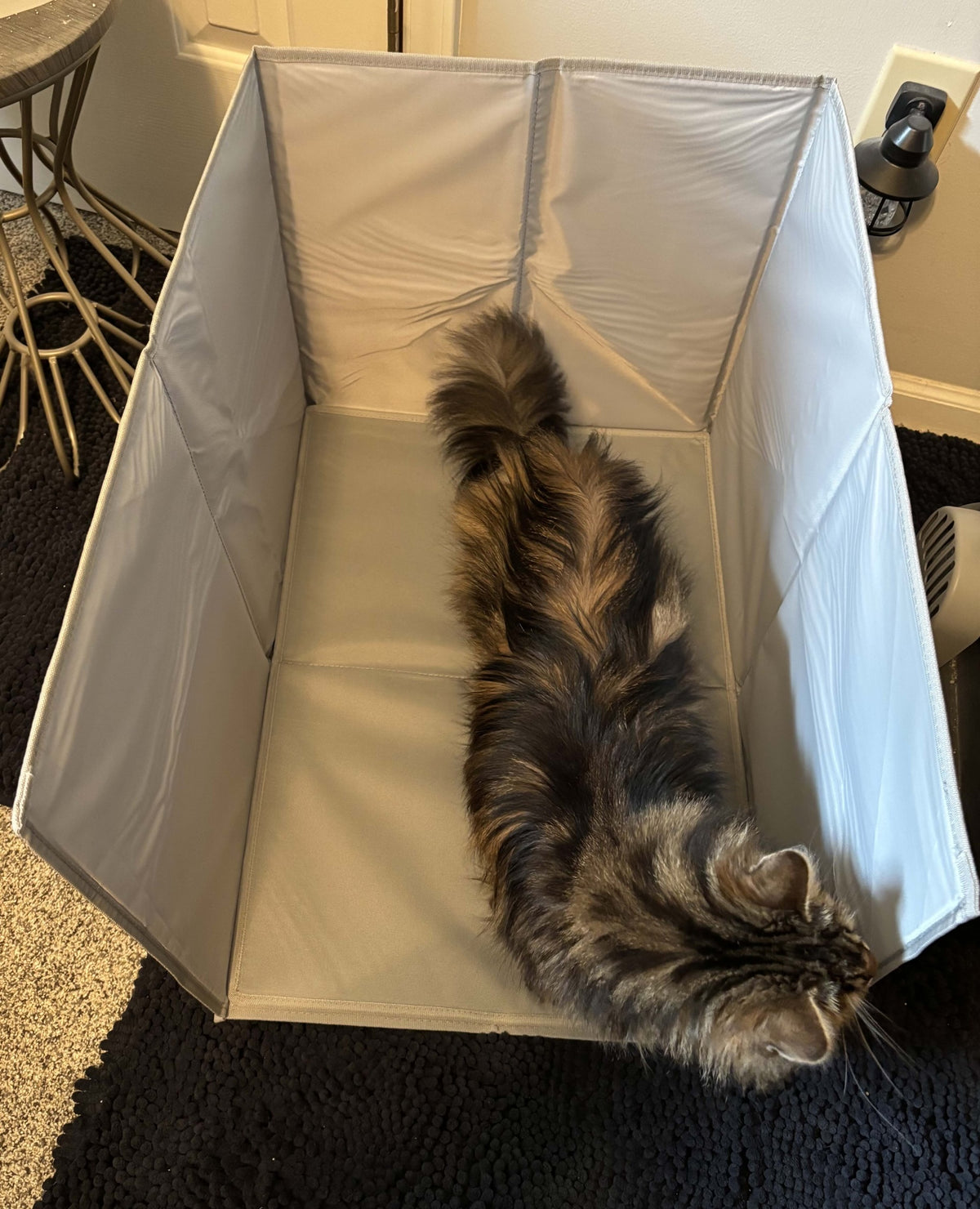 Foldable Cat Litter Box Splash Guard — for Cleaner Floors