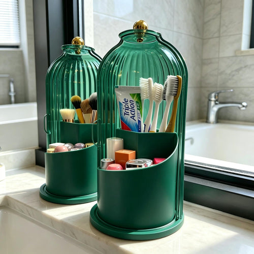 360° Rotating Toothbrush Holder — for Bathroom and Vanity