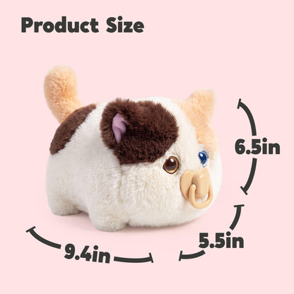 Interactive Fluffy Cat Plush Toy — for Kids Who Love Cuddles