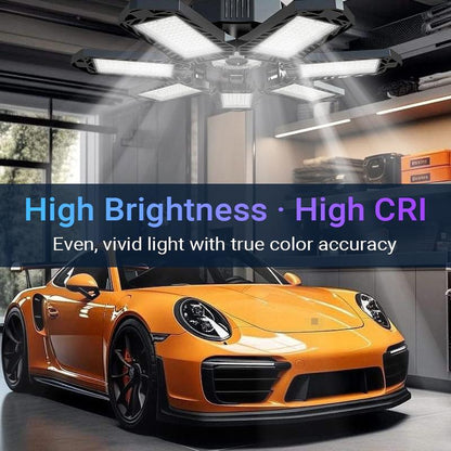 Foldable Garage Light — Bright Ceiling Light for Garages