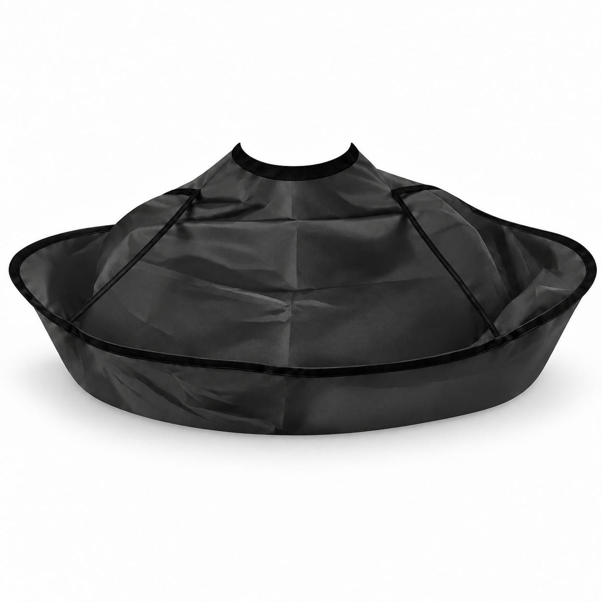 Waterproof Hair Cutting Cape — for Home and Salon Use - Black 1 PC