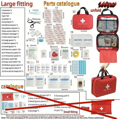 330-Piece First Aid Kit — for Home and Outdoors