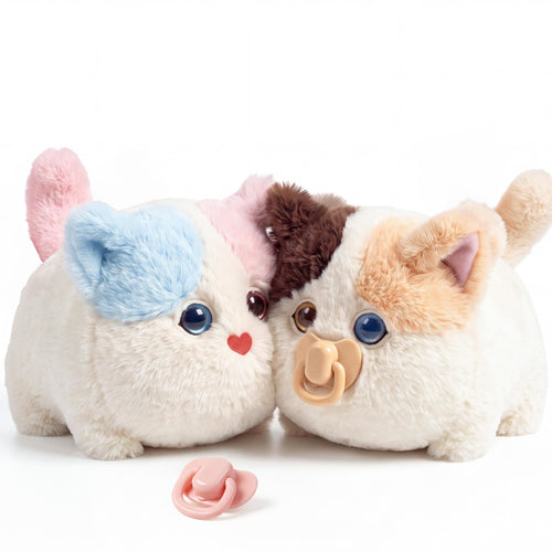 Interactive Fluffy Cat Plush Toy — for Kids Who Love Cuddles