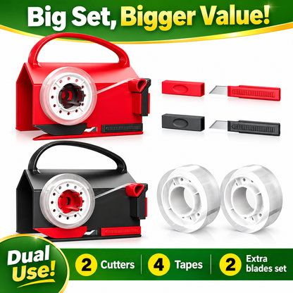 SmartWrap - Dual-Use Gift Wrapping Cutter & Tape Dispenser