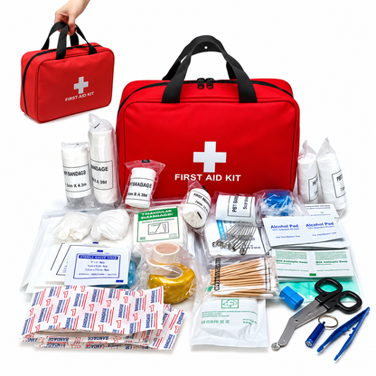 330-Piece First Aid Kit — for Home and Outdoors