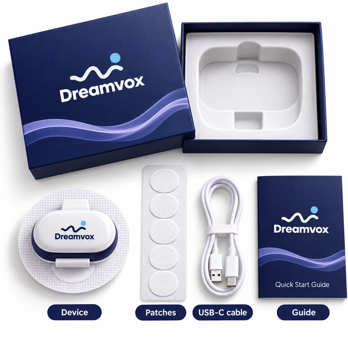 Dreamvox™ Smart Anti Snoring Device — For Quieter Nights Together