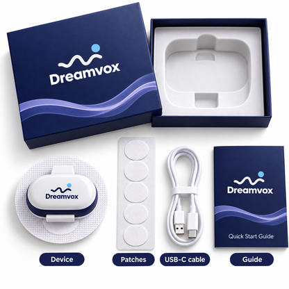 Dreamvox™ Smart Anti Snoring Device — For Quieter Nights Together