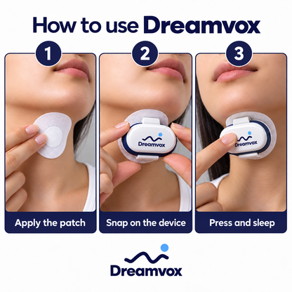 Dreamvox™ Smart Anti Snoring Device — For Quieter Nights Together