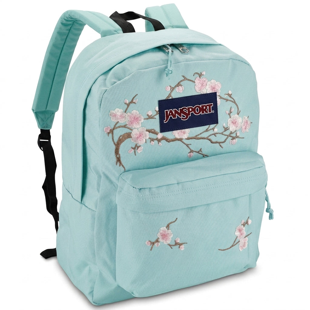 Sakura Embroidery Backpack