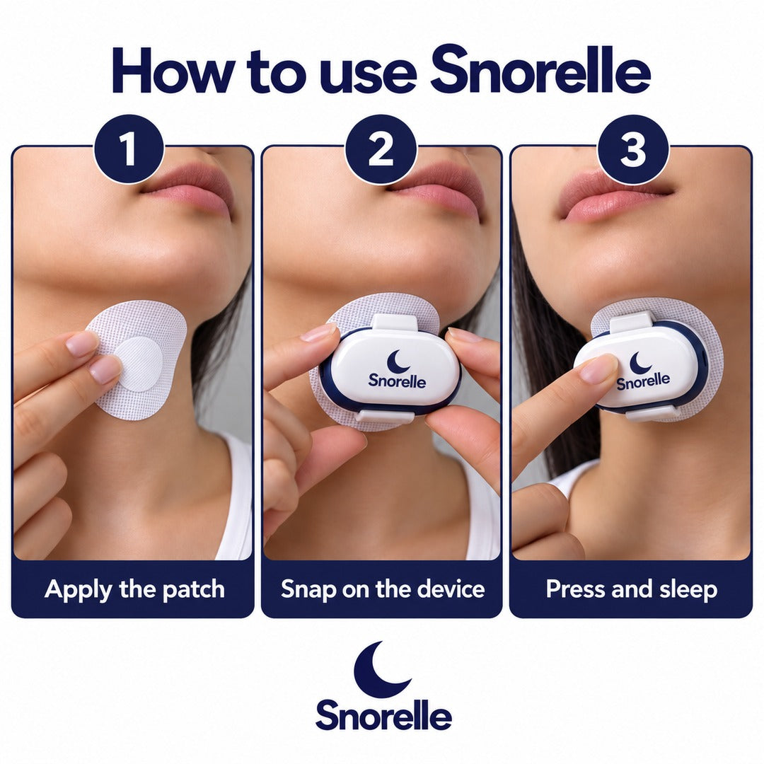 Snorelle™ Smart Anti Snoring Chin Device — For Quieter Nights Together