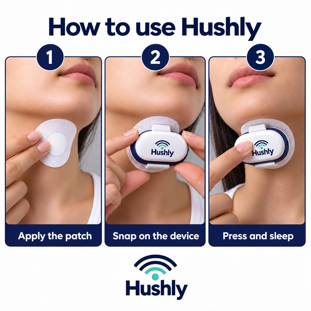 Hushly™ Smart Anti Snoring Chin Device