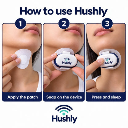 Hushly™ Smart Anti Snoring Chin Device