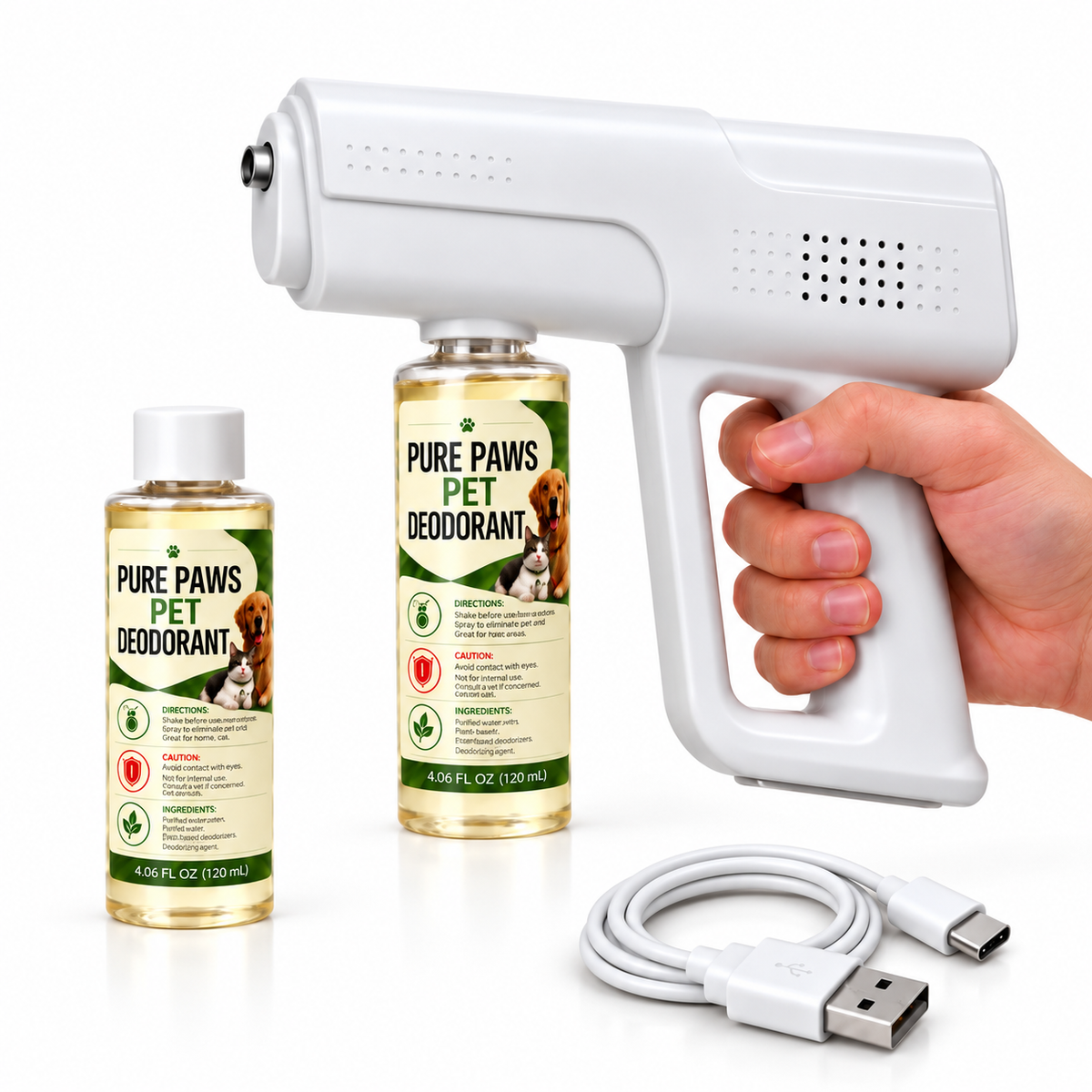Pet Odor Eliminator Spray Kit — Probiotic Cleaner for Homes