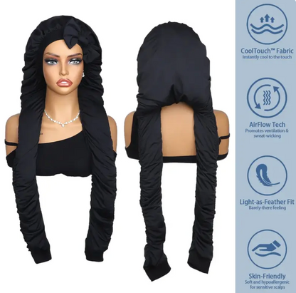 Silk Satin Hair Bonnet — Braid Protection Cap For Sleeping