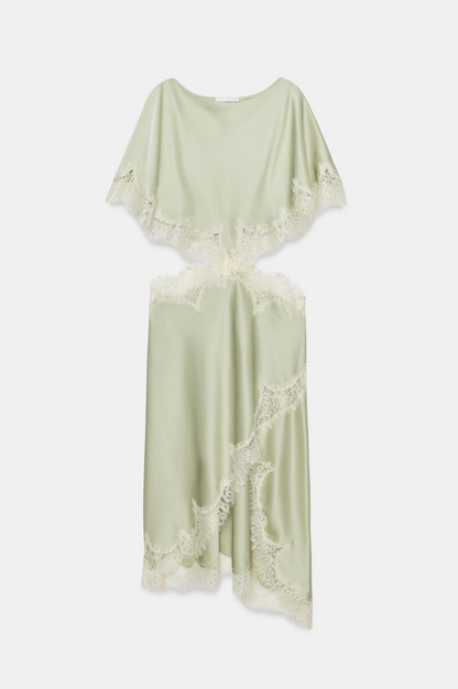 LACE CUT-OUT DRESS