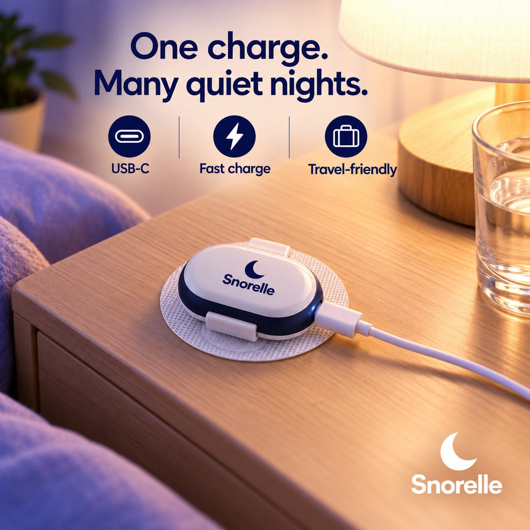 Snorelle USB-C charging