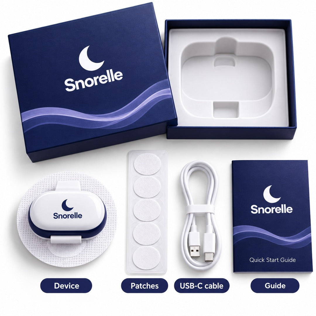 Snorelle™ Smart Anti Snoring Chin Device — For Quieter Nights Together