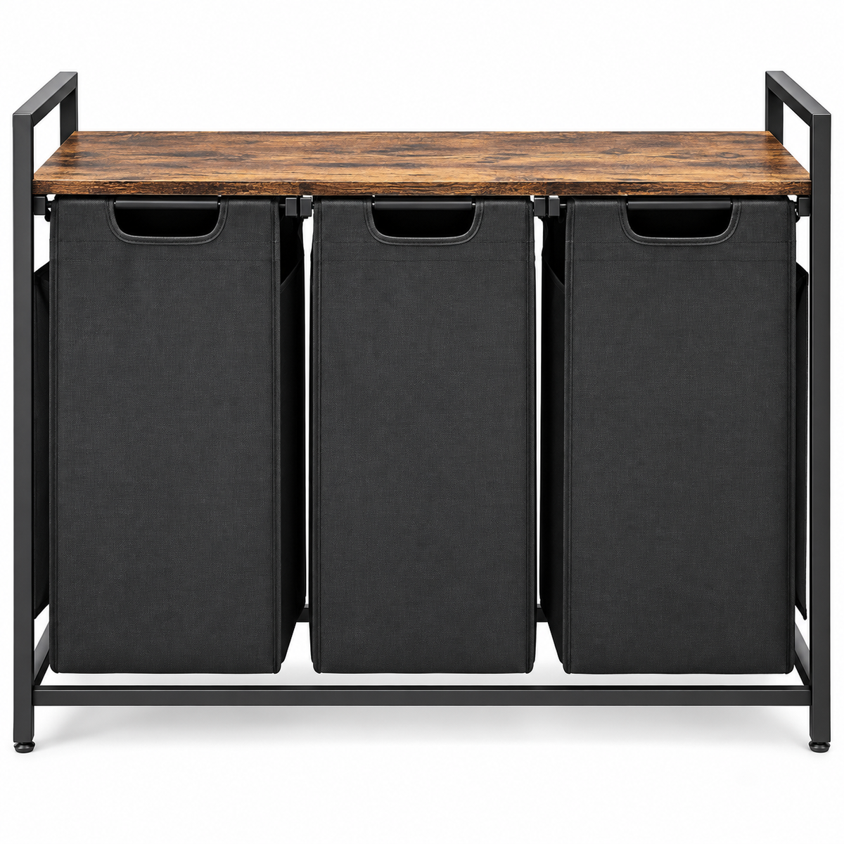 Compartmentalized Laundry Hamper — Sorter with Shelf