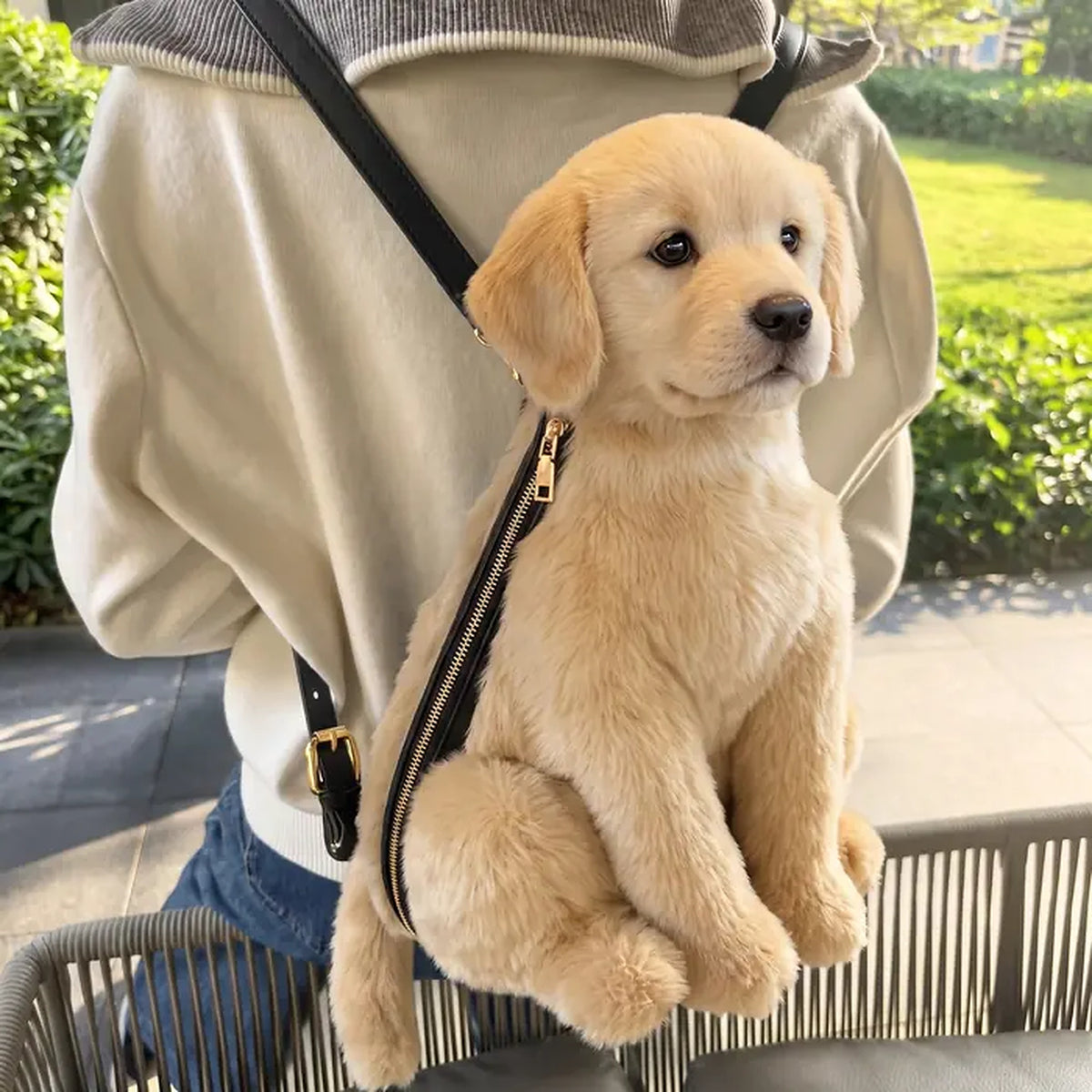 Dog Backpack — Carry Your Dog in Comfort - Golden Retriever