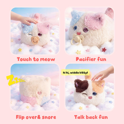 Interactive Fluffy Cat Plush Toy — for Kids Who Love Cuddles
