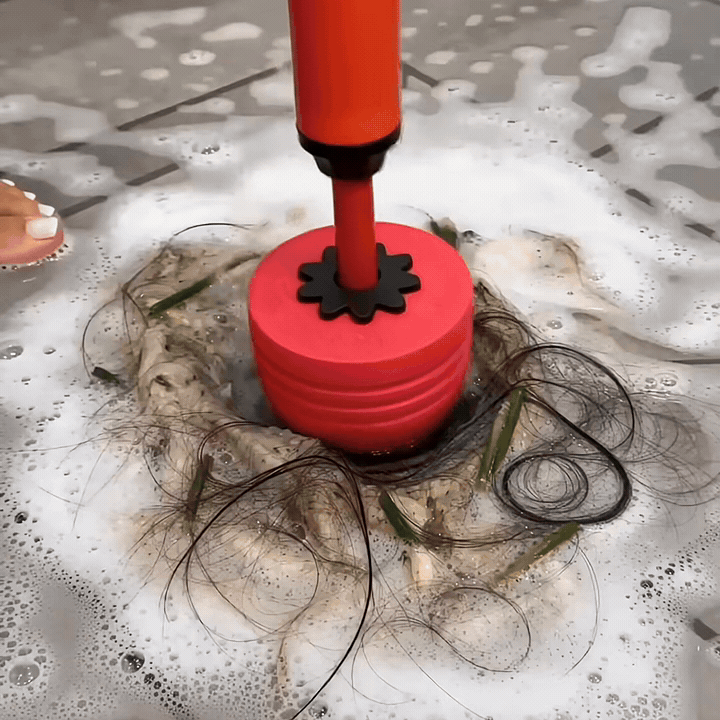 Rubber Clog Remover Plunger — for Toilets and Kitchen Drains