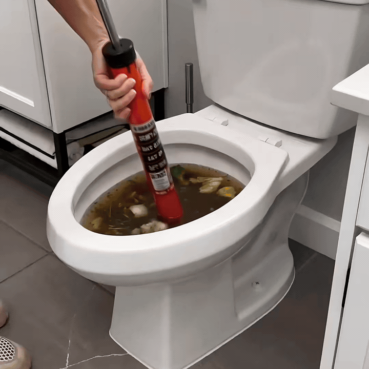 Rubber Clog Remover Plunger — for Toilets and Kitchen Drains