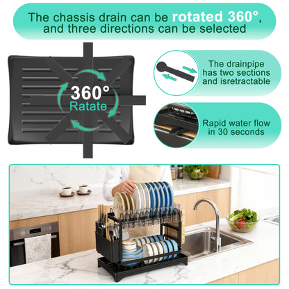 Kitchen Dish Drying Rack