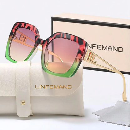 Vintage Leopard Sunglasses — Everyday Outdoor Style - Green