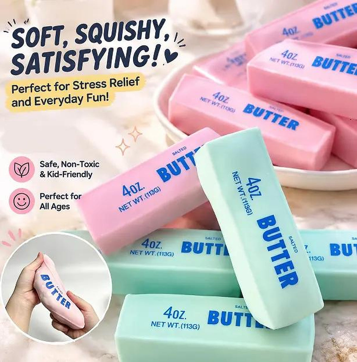 Crunchy Fidget Balls — Anti-Stress Squishy Toys for Teens