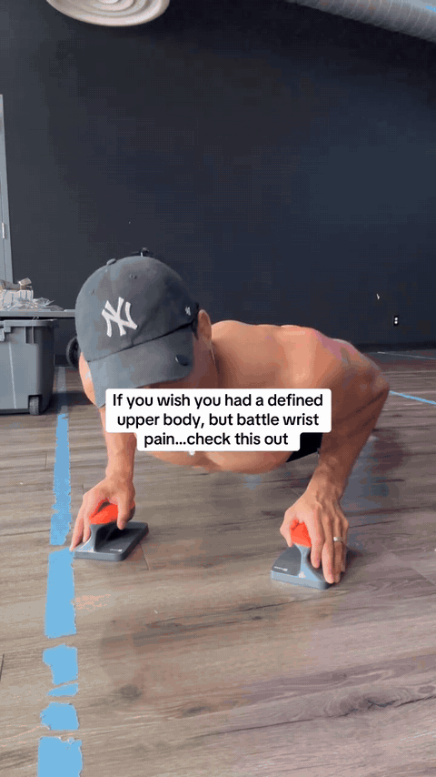 Ergonomic Push Up Bars — Home Workout Set with Mat - video by Magic Matt Fitness
