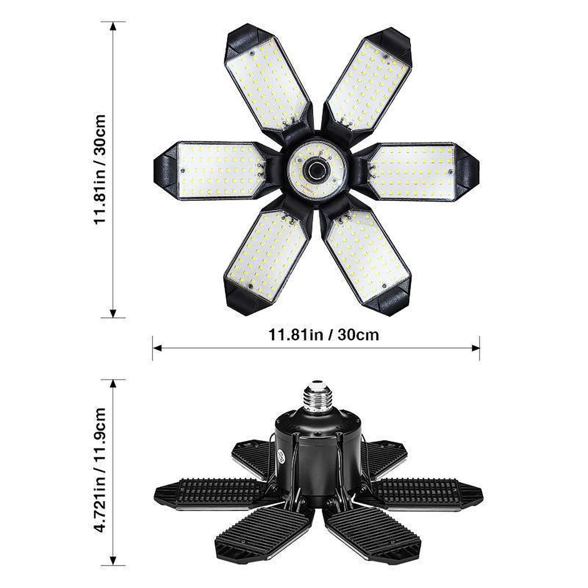 Foldable Garage Light — Bright Ceiling Light for Garages - Pro