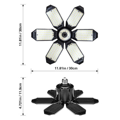 Foldable Garage Light — Bright Ceiling Light for Garages - Pro