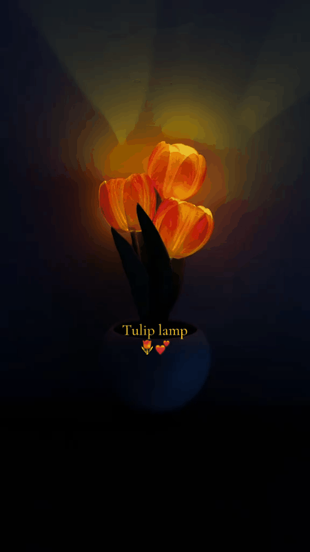 Tulip LED Night Light — Decor for Living Rooms and Bedrooms