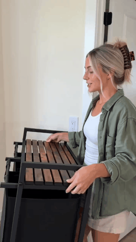 Compartmentalized Laundry Hamper — Sorter with Shelf