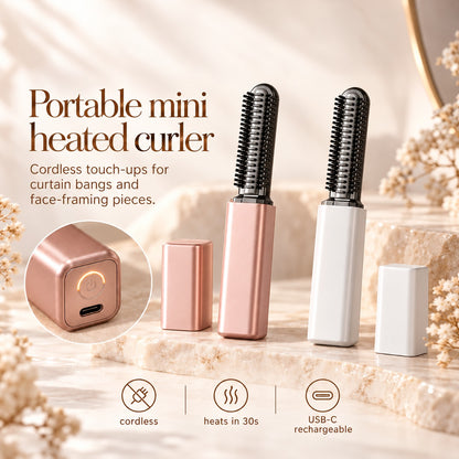 Mini Portable Hair Curler — For Styling on the Go